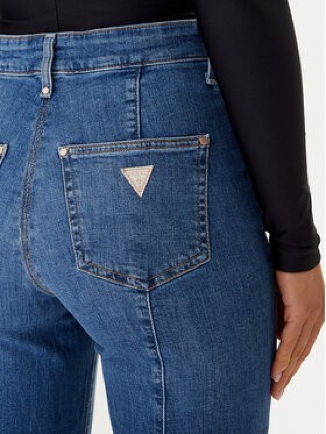 Guess Jeansy W5GA0P D5Q01 Niebieski Wide Leg