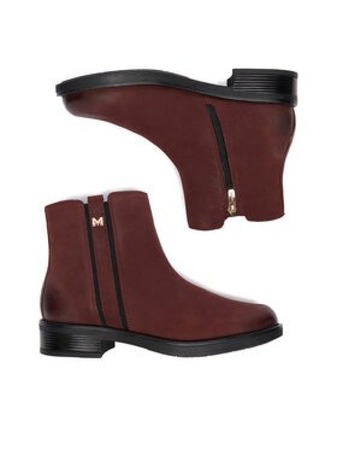 MEXX Botki CEO-MX/032C-WI23 Bordowy