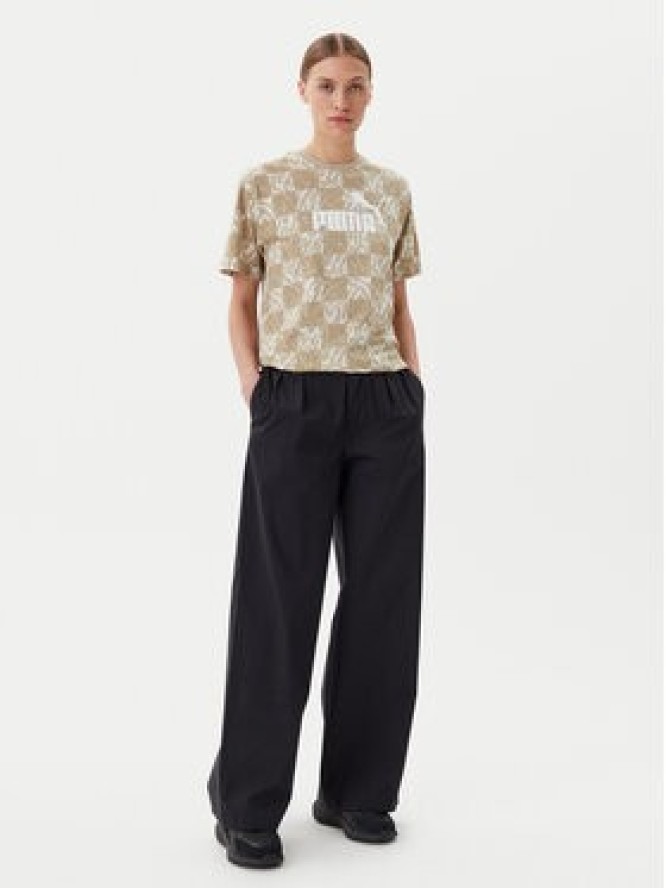 Puma T-Shirt Ess Graphic 685070 Beżowy Loose Fit