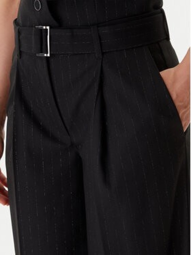 Guess Spodnie palazzo W5BB13 W2422 Czarny Regular Fit