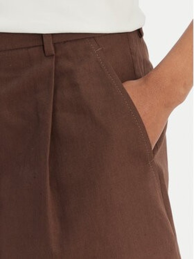 Weekend Max Mara Bermudy Ecuba 2615141022 Brązowy Loose Fit