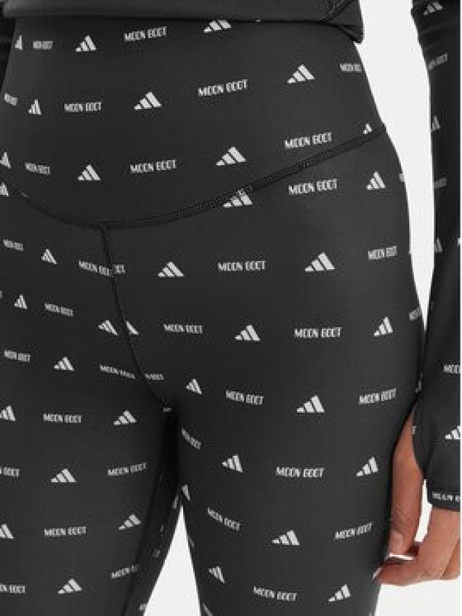 adidas Bluzka Moon Boot JM6507 Czarny Slim Fit