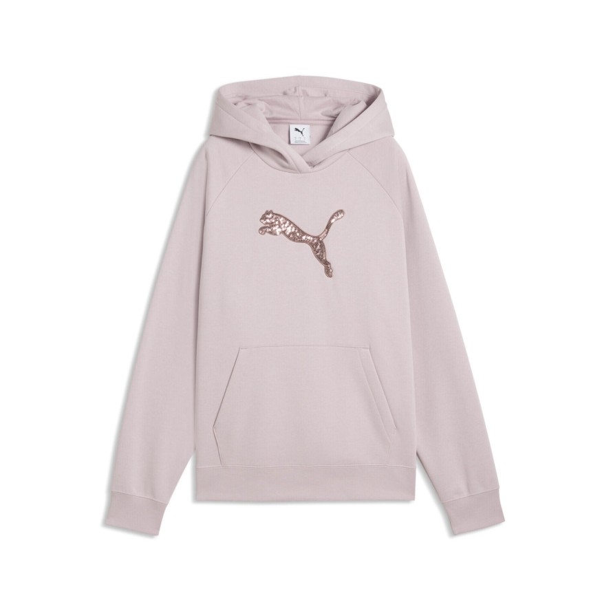 Damska bluza z kapturem Essentials Sequins PUMA