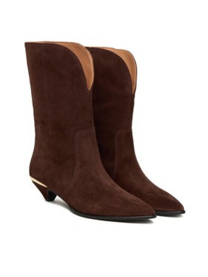 LOVE MOSCHINO Botki JA24363G0NJA0313 Brązowy