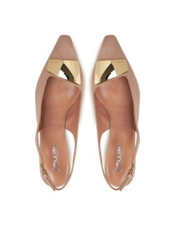 Pollini Czółenka SA10017C1MTA0122 Beżowy