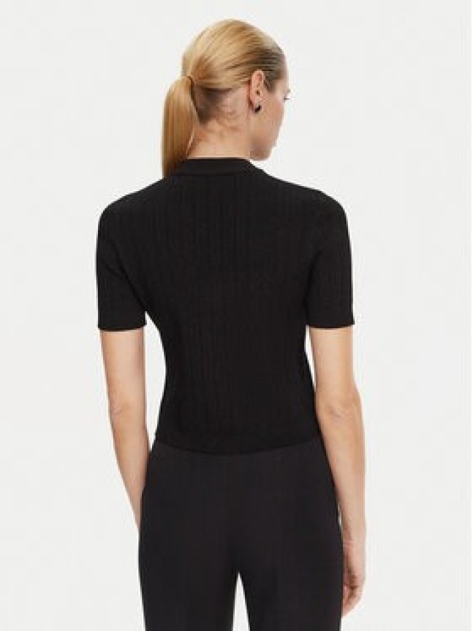 Balmain Kardigan DF1KL023KB07 Czarny Regular Fit