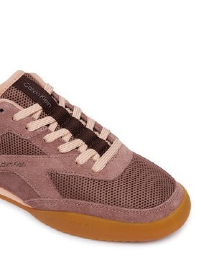 Calvin Klein Sneakersy Low Pro Runner Refl Mesh Sue HW0HW03100 Brązowy