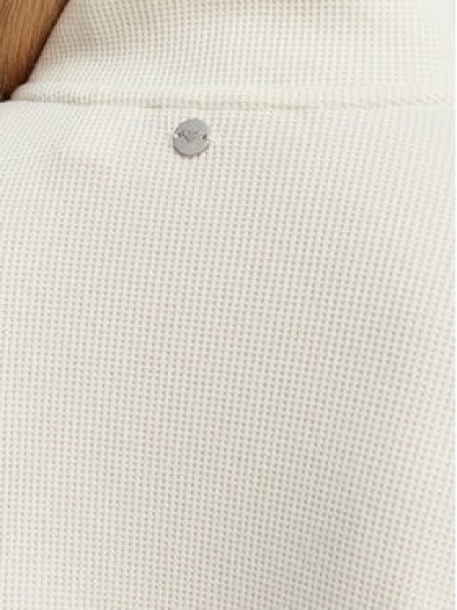 Roxy Bluza ERJKT04388 Biały Regular Fit