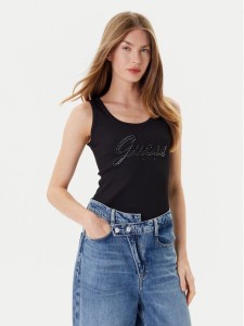 Guess Top W5YP00 KCXJ2 Czarny Regular Fit