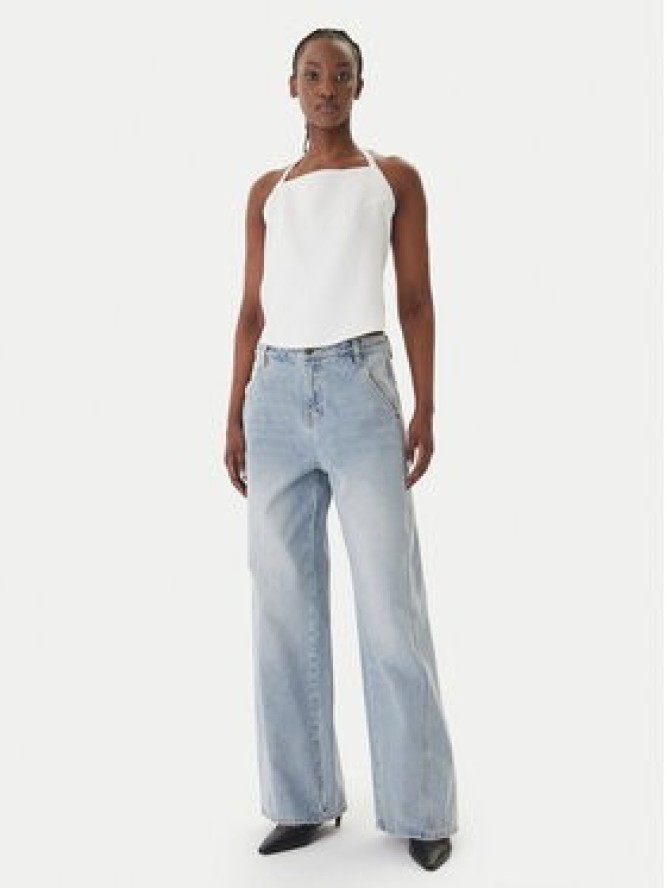 Eleh Top SS260067 Biały Regular Fit