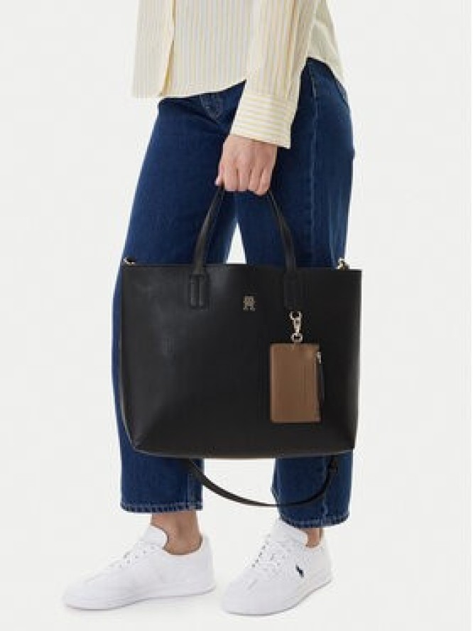 Tommy Hilfiger Torebka Th Icon Satchel AW0AW18122 Czarny