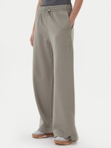 adidas Spodnie dresowe ALL SZN Fleece JY5014 Beżowy Wide Leg