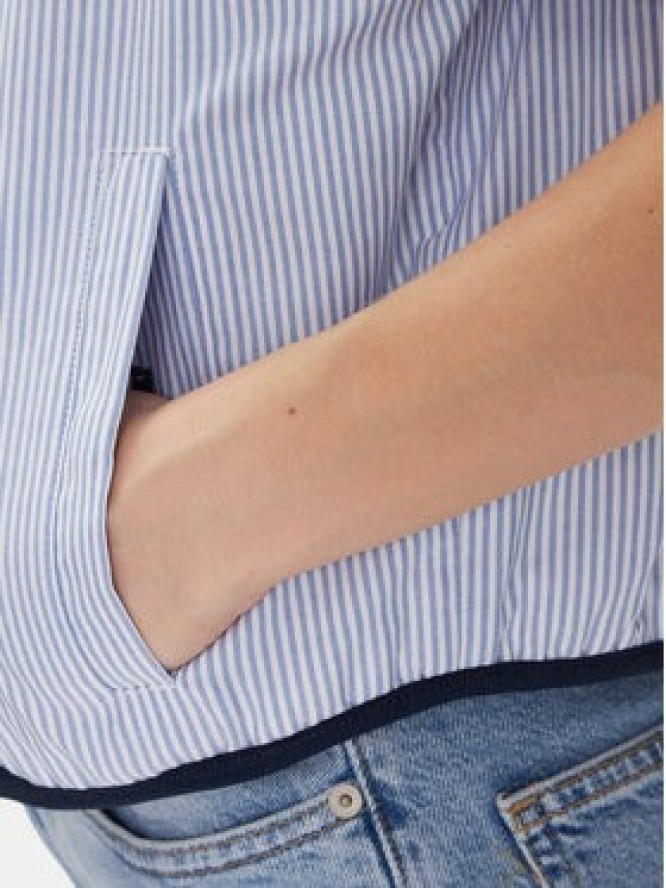 Tommy Jeans Bezrękawnik Tjw Reversible Teddy Vest DW0DW20233 Błękitny Regular Fit