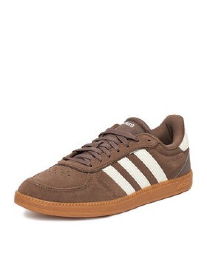 adidas Sneakersy BREAKNET SLEEK JR6905 Brązowy