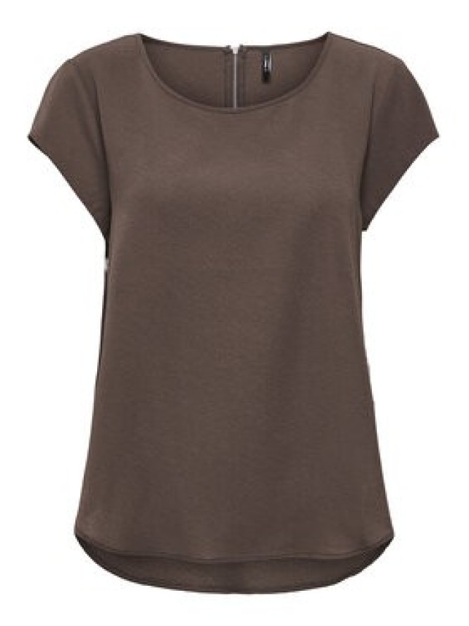 ONLY Bluzka Vic 15142784 Brązowy Regular Fit