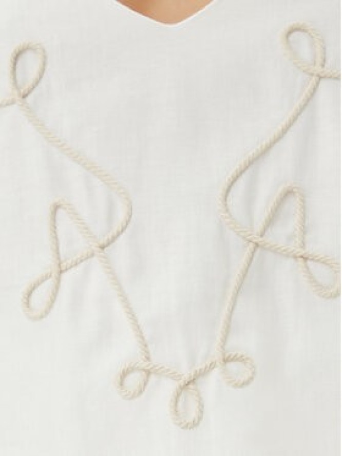 ACCESS FASHION Top 53-2212-133 Biały Regular Fit