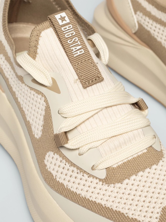 sneakersy damskie beżowe tt274571 801