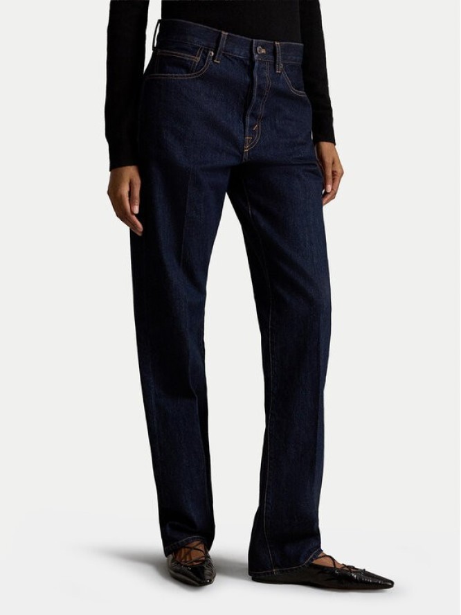 Polo Ralph Lauren Jeansy 211B17117001 Granatowy Regular Fit