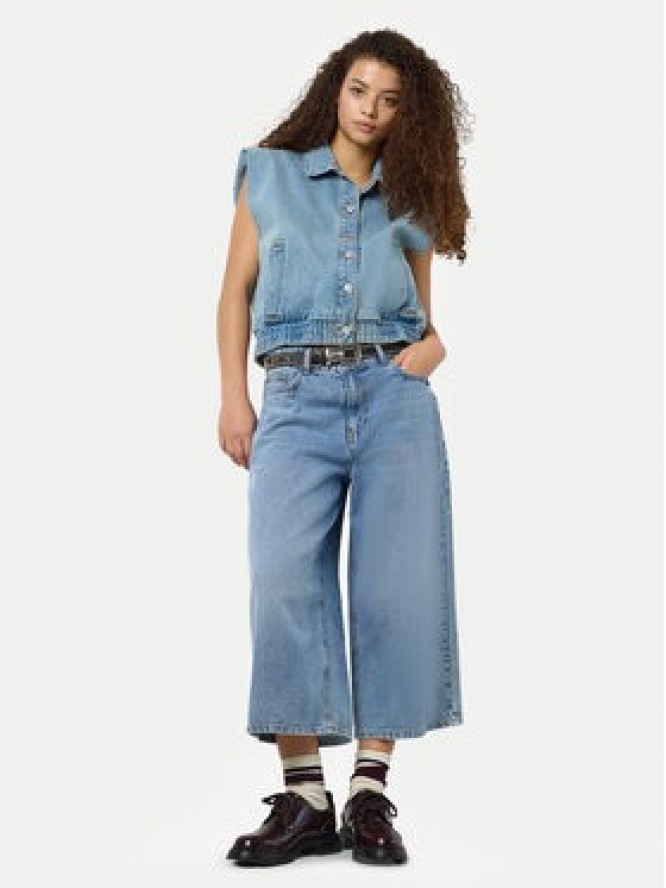 Noisy May Szorty jeansowe Windie 27034082 Niebieski Relaxed Fit