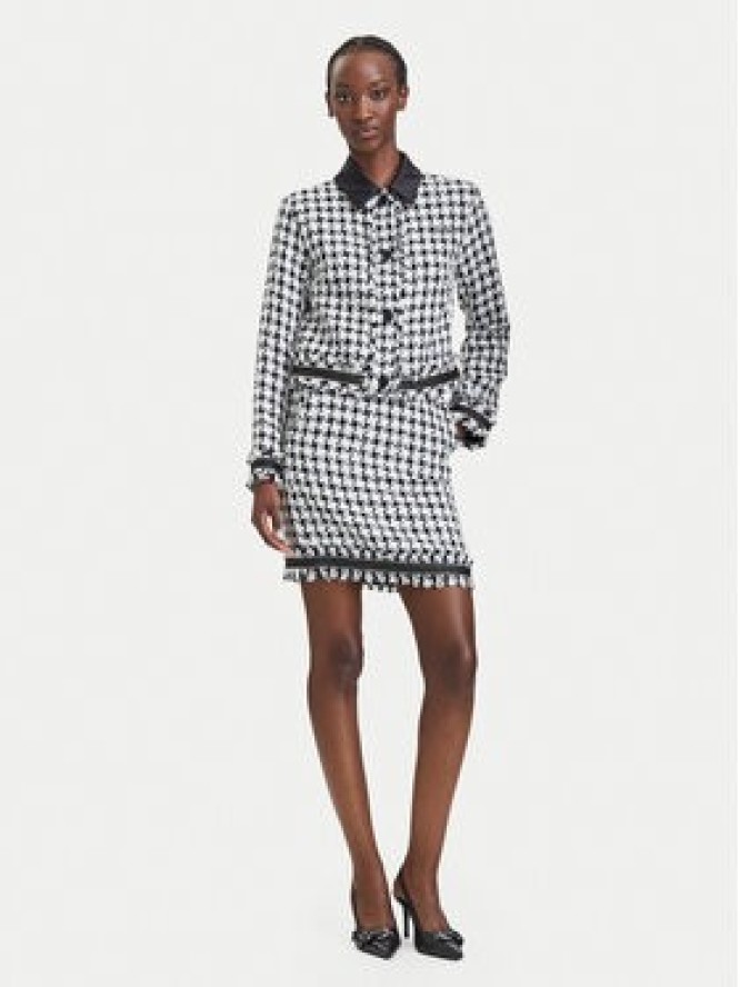 KARL LAGERFELD Spódnica mini B4W12013 Czarny Regular Fit