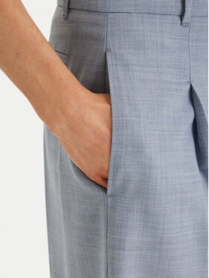 BOSS Spodnie materiałowe Tiana 4 50554965 Granatowy Regular Fit