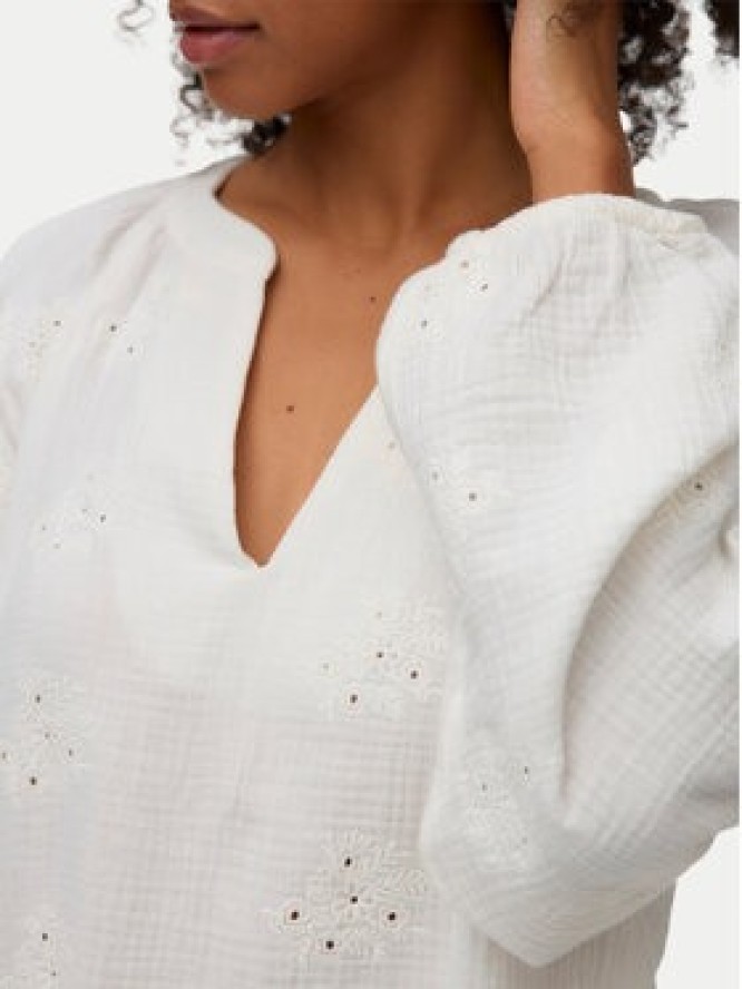 Vero Moda Bluzka Natali 10342739 Biały Regular Fit