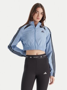 adidas Bluza Teamgeist adicolor JZ8277 Błękitny Slim Fit