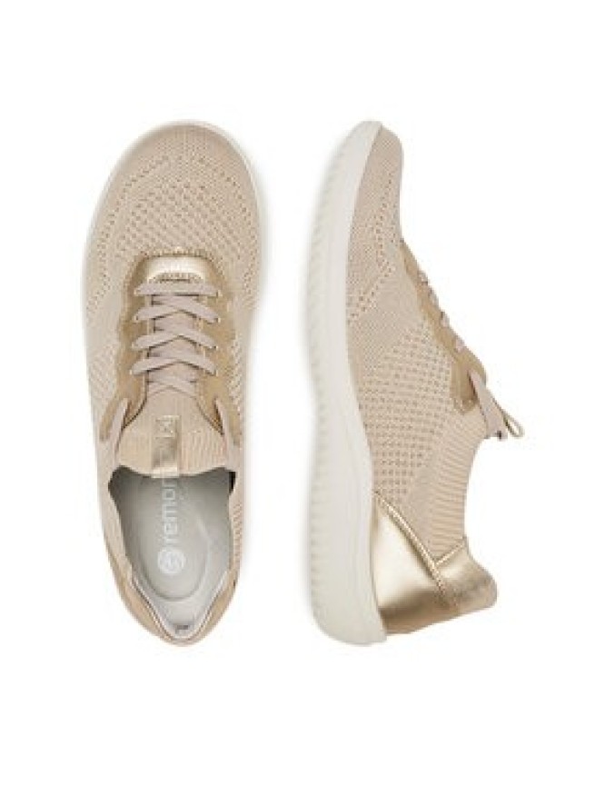 Remonte Sneakersy D1E05-60 Złoty