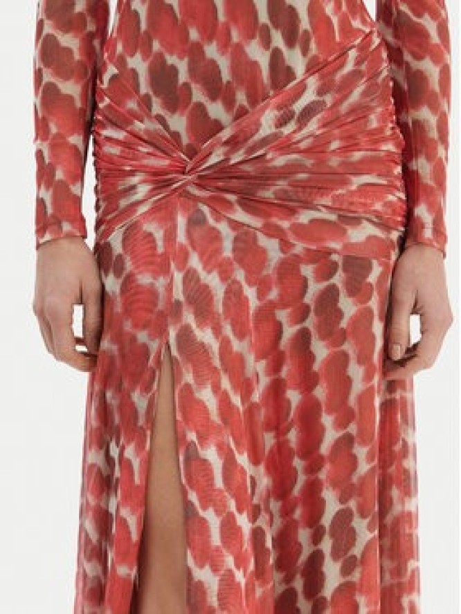 Bardot Sukienka codzienna Lea 58853DB9 Czerwony Slim Fit