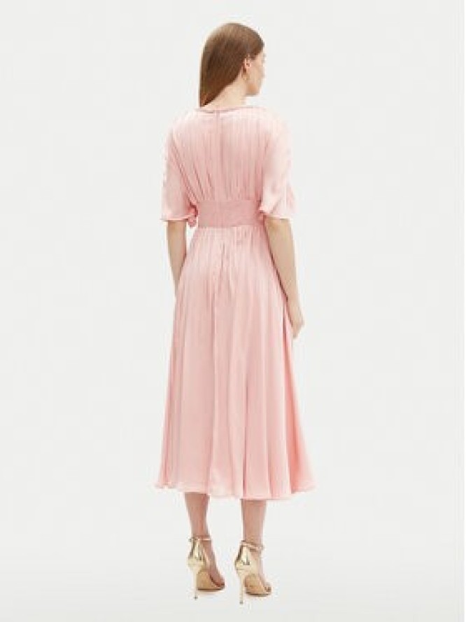 Guess Sukienka wieczorowa W5PK1O WHHF0 Różowy Regular Fit