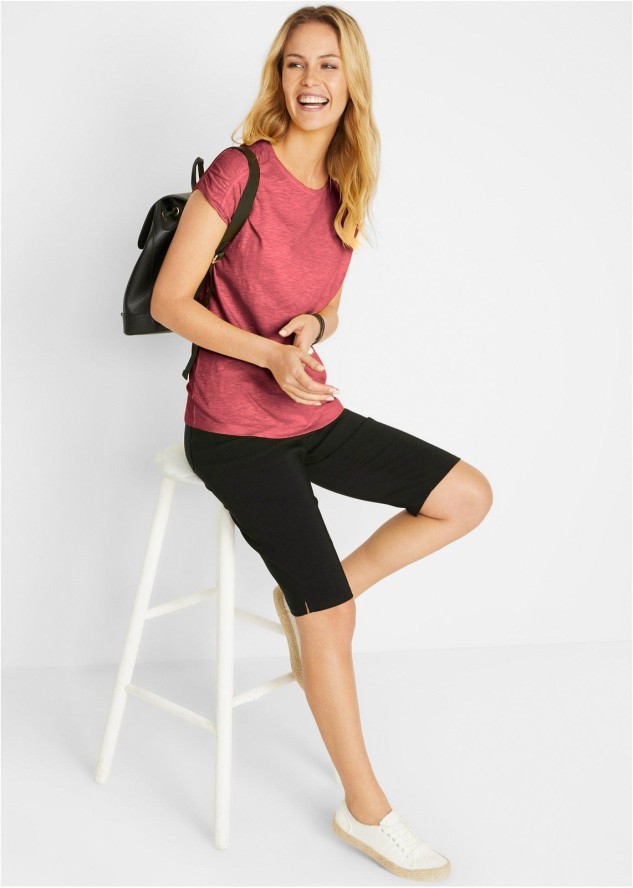 T-shirt boxy, krótki rękaw