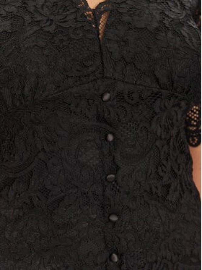 Morgan Bluzka 251-TANGO Czarny Slim Fit