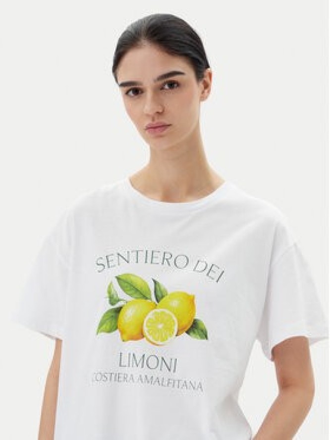 Pieces T-Shirt Thea 17157114 Biały Standard Fit