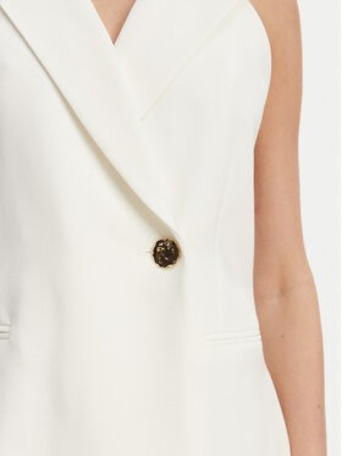 French Connection Sukienka koktajlowa 71RZR Biały Regular Fit