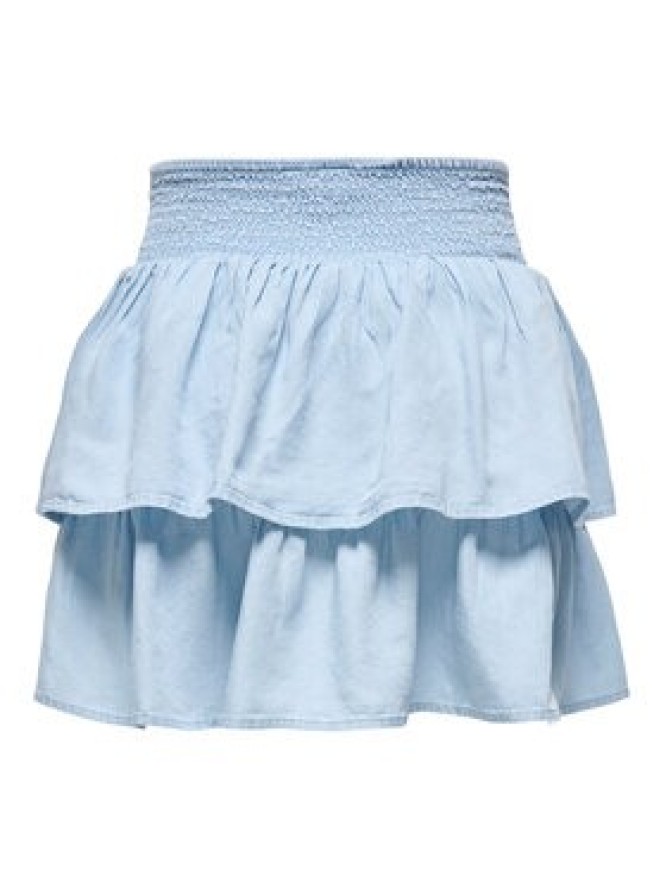 ONLY Spódnica mini Charis 15363983 Niebieski jasny Regular Fit