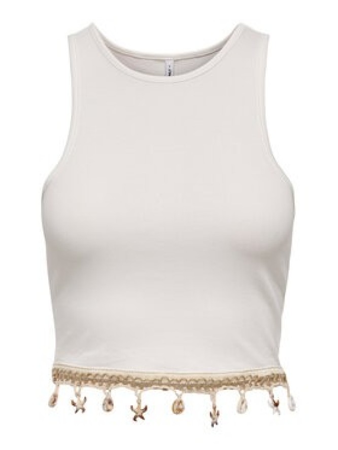 ONLY Top Shelly 15325019 Biały Slim Fit