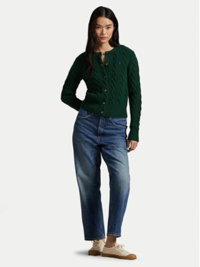 Polo Ralph Lauren Kardigan 211972104008 Zielony Slim Fit