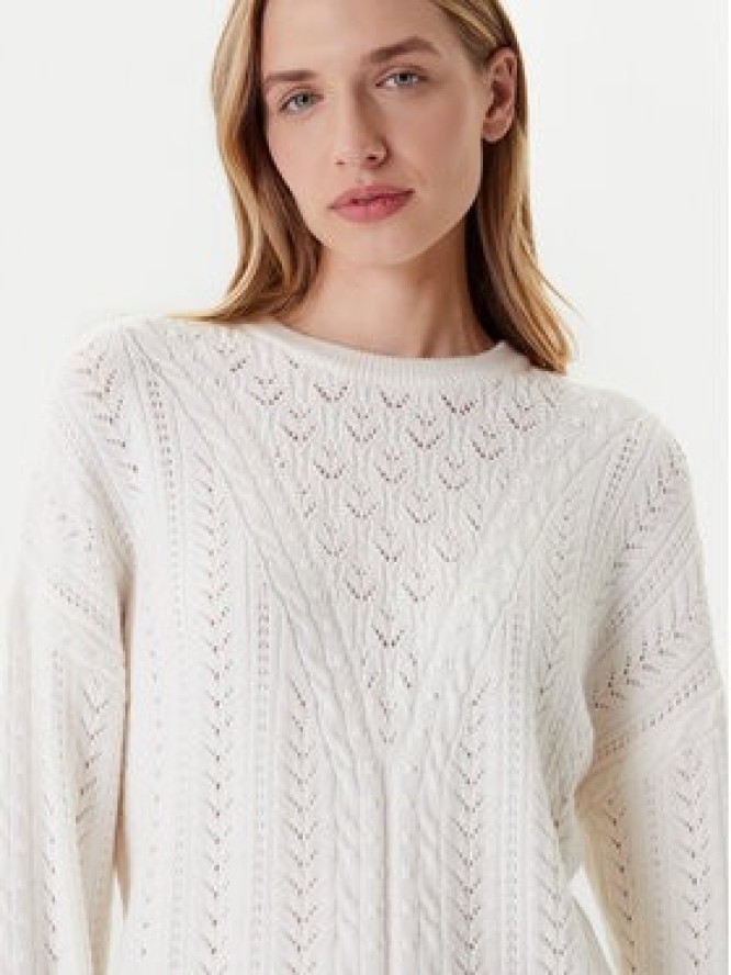 Guess Sweter W5YR56 Z2ZK2 Biały Regular Fit