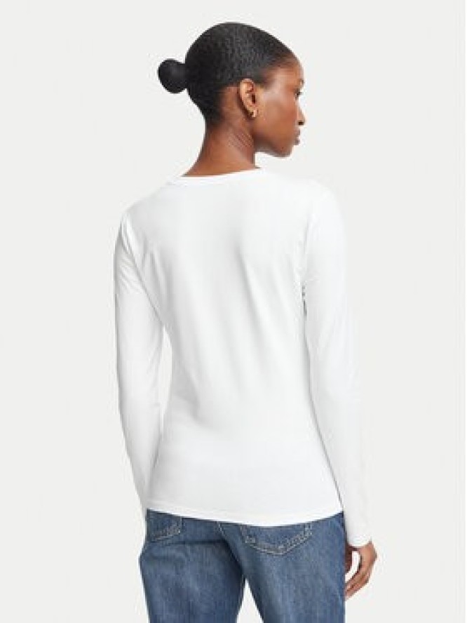 Guess Bluzka W6BI58 K7388 Biały Slim Fit