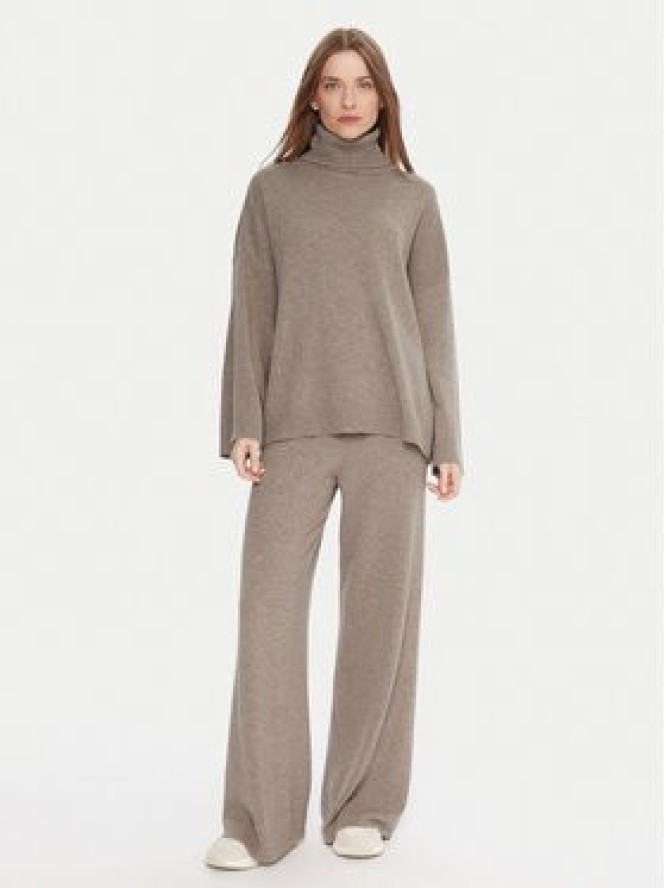 Kontatto Spodnie dzianinowe 3M0966C Beżowy Relaxed Fit