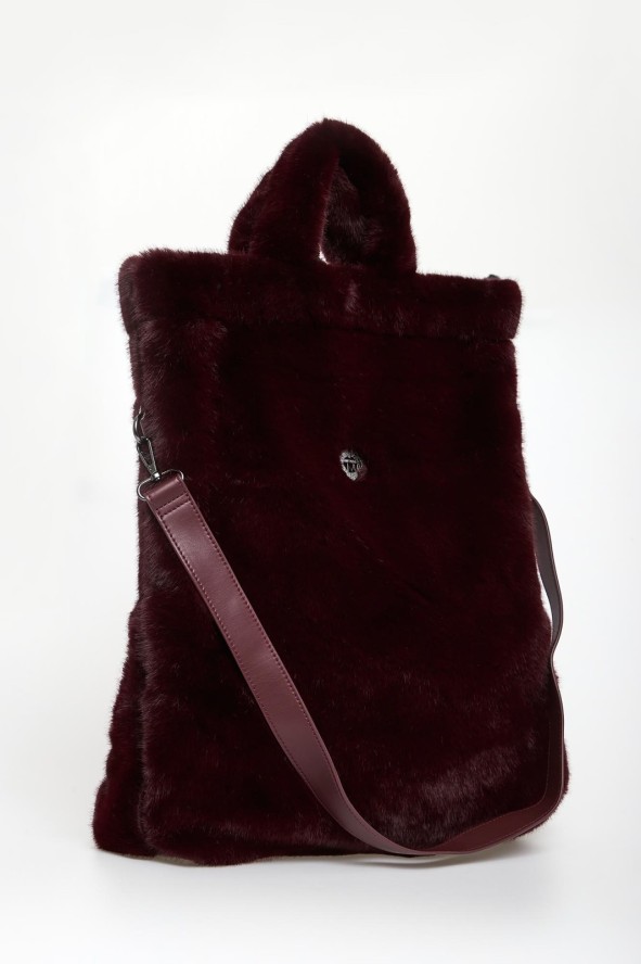 Torebka futerkowy shopper DIEGO M