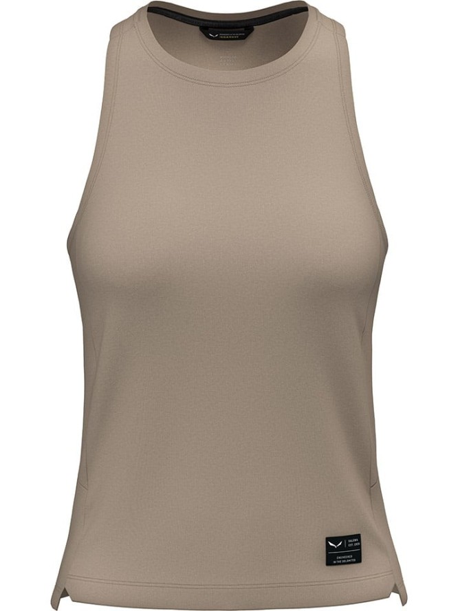 Salewa Top funkcyjny w kolorze szarobrązowym rozmiar: 42