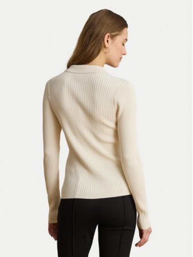 LAUREN RALPH LAUREN Sweter 200P03459003 Kremowy Slim Fit