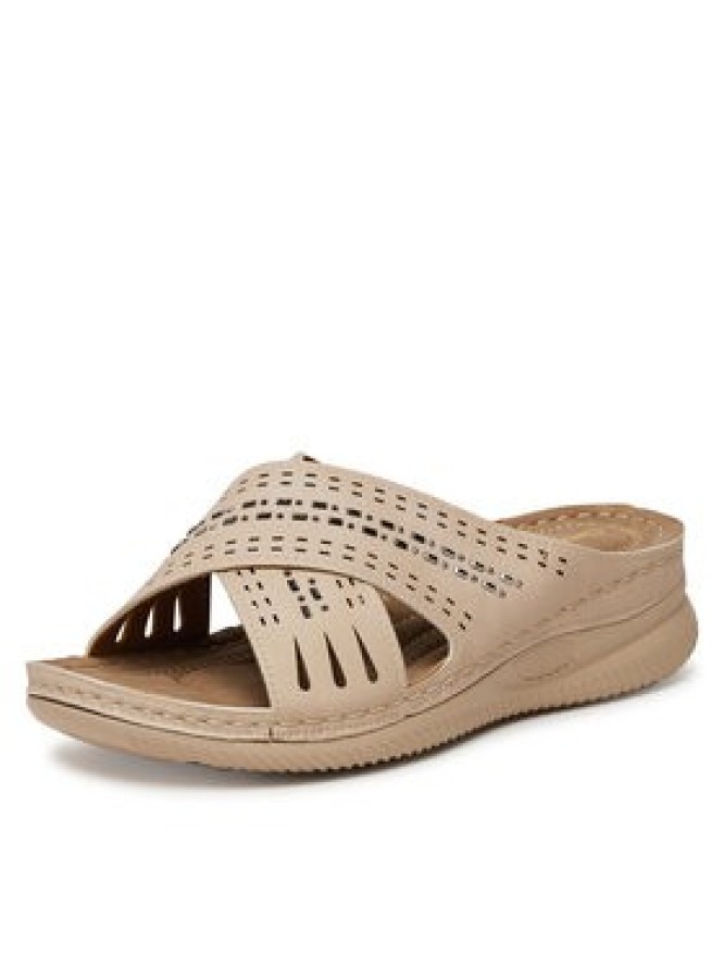 Clara Barson Klapki WYL05010-08 Beżowy