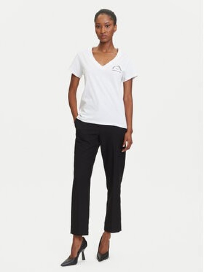 KARL LAGERFELD T-Shirt A3W17104 Biały Regular Fit