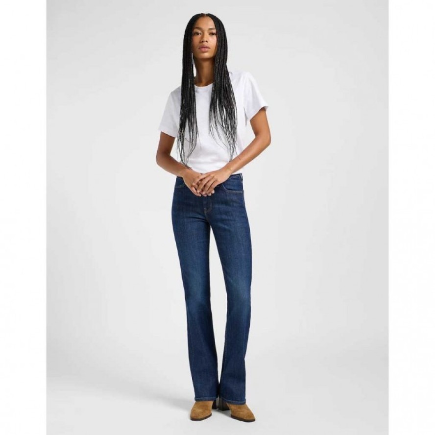 DAMSKIE SPODNIE JEANSOWE LEE BREESE BOOT FUTURE VISION 112363796