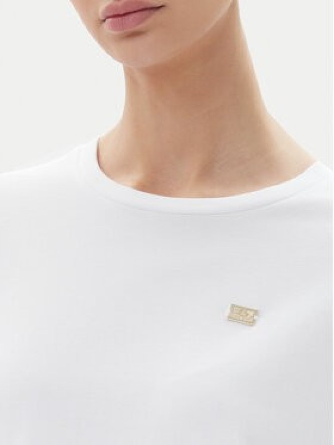 EA7 Emporio Armani T-Shirt 7W000028 AF10373 U0002 Biały Loose Fit