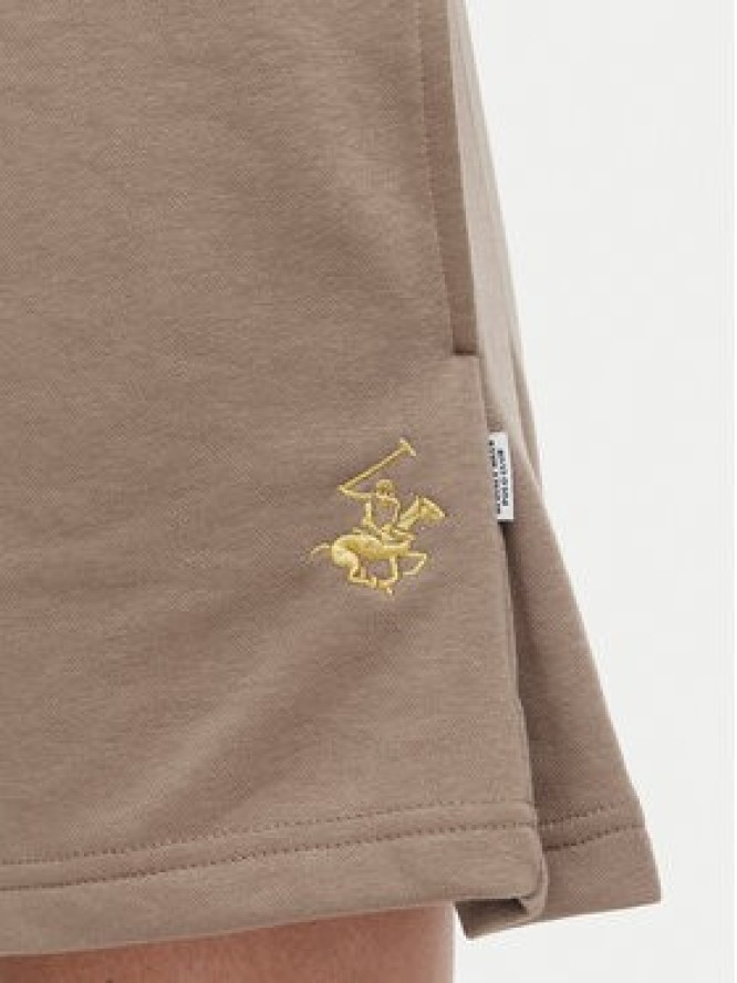 Beverly Hills Polo Club Spódnica mini P-SS26W-SK00687 Brązowy jasny Regular Fit