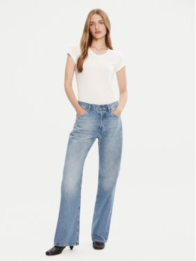 G-Star Raw T-Shirt Eyben D24533-4107 Biały Slim Fit