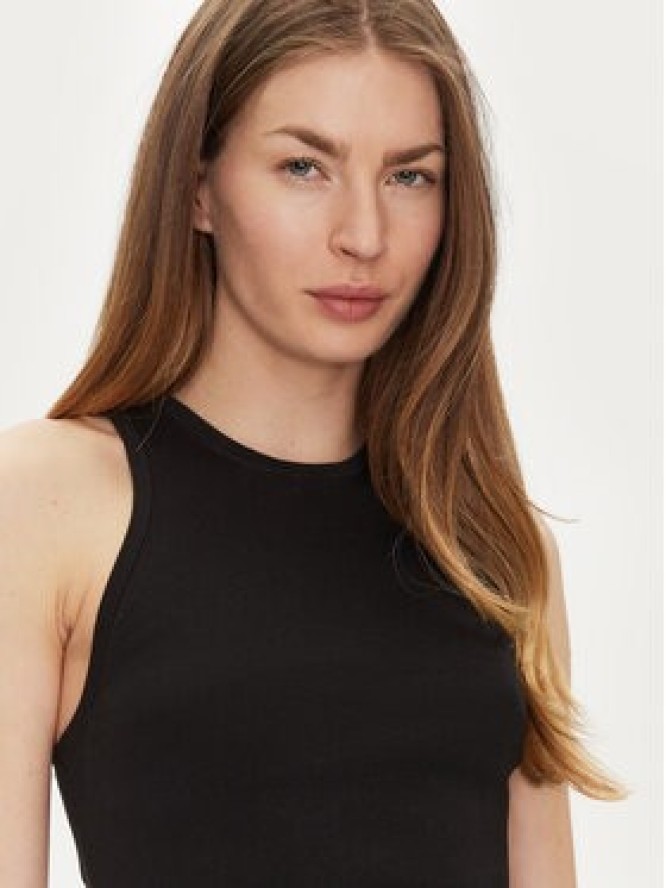 Elisabetta Franchi Top TK-39S-51E2 Czarny Slim Fit